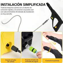 Hidrolavadora Eléctrica Potente de Limpieza Versátil para Hogar y Exterior con Diseño de Almacenamiento Integrado - Tipo de Enchufe A USA (110-127V) - Ver 5