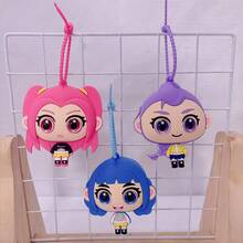 Mattel 1个创意女巫猎人小队硬币吊坠，可爱动漫汽车挂饰，包包挂饰 - 彩色 - 查看 4