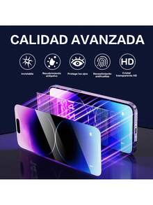DTI 2 Piezas Mica Privacidad Cristal Templado 9d Para iPhone - IPHONE 16 PLUS - Ver 3