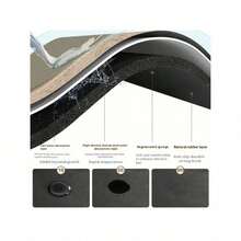 My Kitty Drives A UFO _ Atomic Space Cat _studiotine Bath Mat Bathroom Accessories Carpet Anti Slip Mat - 1PC - 查看 3