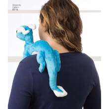 8715 - Patrones de costura de juguete de dragón para niños, diseño de dragón, talla única,40984754 - B - Ver 5