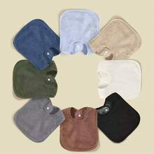 6pcs/Set Soft Double-Layer Absorbent & Waterproof EVA Baby Bibs (Random Colors) - Multicolor - View 11