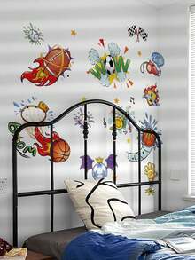 1张壁纸 - [篮球、挖掘机、花卉、树枝、鸟类] 家居办公室装饰 自粘壁纸 可移除墙贴 适用于客厅墙面装饰、浴室窗户、卫生间墙贴 – 餐厅厨房墙面装饰 卧室装饰 - pvc自黏 - 查看 9