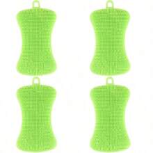 硅胶洗碗刷锅碗瓢盆清洁刷百洁布水果厨房清洁工具 - 多色 - 查看 8