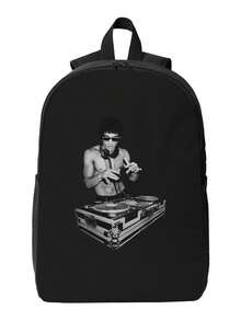 Bruce  Tony Stark Custom Graphic Polyester Backpack - Bold Prints & Practical Storage - 長方形 - 查看 2