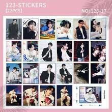 70pcs ALL DAY PROJECT Album <ONE MORE TIME> Waterproof Stickers, Decorative Stickers Created By Annie, Tarzzan, Bailey, Woochan, YoungSeo, Exclusive Fan Gift For Notebooks, Tablets, Water Bottles, Etc. - Multicolor - View 15