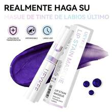 UEYKEE Tinte de Labios Peel-Off de Larga Duración | Brillo Labial Despegable con Acabado Mate Natural y Color Modular | Resistente al Agua y al Sudor | Hidratante y Vegano | Textura Ligera, No Pegajosa | No Mancha, No Transfiere | Ideal para Labios Sensibles | Sin Alcohol, Sin Parabenos | Regalo Perfecto para Navidad, Cumpleaños o San Valentín | Maquillaje Diario para Mujer Joven | Cosmético de Belleza Natural Cruelty-Free | Disponible en 7 Colores Intensos - 05 Castaño Marrón - Ver 5