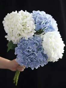 18/9pcs Artificial Hydrangea Bouquet - Realistic Silk Hydrangeas, Perfect For DIY Wedding Bouquets, Bridesmaid Decor, Home And Office Decoration (Living Room, Kitchen, Garden, Hotel), Mother's Day, Birthday And Valentine's Day Gift Ideas, Room Arrangement, Home Beautification, Spring Decor, Bedroom Accents, Wedding Venue Decor, Garden Landscaping, Outdoor Corridor Decor, And Mother's Day Gifts For Female Elders - Haze Purple - View 6