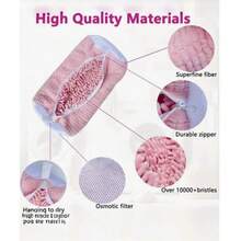 4/2/1pcs Washing Machine Shoe Bags, Travel Shoe Storage Bags, Machine Washable Portable Shoe Bags, Protective Anti-Deformation Shoe Cleaning Bags, Suitable For Sports Shoes, Casual Shoes And All Kinds Of Footwear, Household Cleaning Supplies, Toiletries, Laundry Bags, Shoe Cleaning Bags, Shoe Accessories, Shoe Cleaning And Protection Bags, Valentine's Day Gift - Grey - View 12