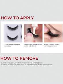 5 Pairs Eyelash Extensions Thick Curly Crossed Fishbone False Eyelashes, Natural & Soft, 3D Fluffy Effect, Eyelash Extension, DIY Home Use, Suitable For Parties, Weddings, All Occasions - Natural Lashes - View 4