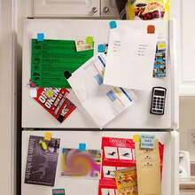 5/10 piezas Clips magnéticos para oficina y refrigerador | Organizador de documentos multiusos y colorido, universal para el hogar y la cocina, regalo ideal para fiestas (color aleatorio) - Conjuntos - Ver 3