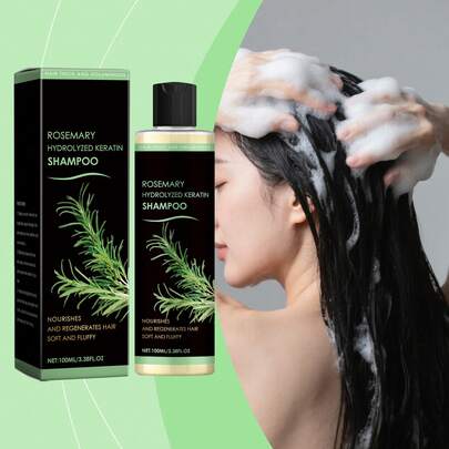 200ml Rosemary Essential Oil, Gentle & Non-Irritating, Alcohol-Free, Energizing & Relaxing, Rosemary Shampoo For Daily Scalp Cleansing, Hair Nourishment, Natural Shine, Softness & Moisture