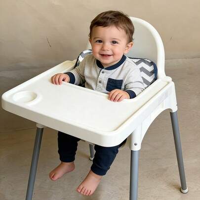 Baby High Chair Cushion - Soft Padded Seat & Back Support, Suitable For Stroller, Shopping Cart, Highchair Comfort