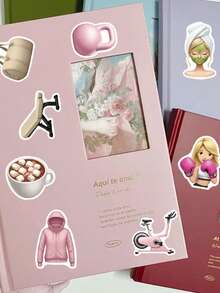 50pcs Self-Discipline Gym Sports Stickers, Decorate Mobile Phones, Laptops, Notebooks, Waterproof Stickers - Multicolor - View 10