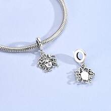 1pc Silver Plated Ancient Greek Mythology Medusa Pendant, Mysterious Vintage Unique Jewelry, DIY Necklace Bracelet, Daily Wear Gift - Silver - View 3