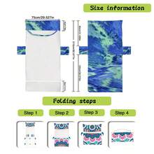 Portable Swimming Pool Beach Sunbathing Lounge Chair Cover With Pocket, Super Soft Microfiber Travel Lounge Chair Towel Cover, Quick Dry - Color - View 2