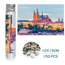 MaxRenard Rompecabezas Piezas 150 Piezas Tubo de Ensayo Juego Portátil Perfecto para Decoración del Hogar y Regalo de Relajación L6XV - Faro - Ver 7