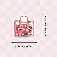 SCXXBSW 50pcs Valentine's Day Bookish Stickers, Cute Cartoon Stcikers For DIY Purposes Such As Skateboarding, Water Bottles, Laptops, And Mobile Phones - A - View 3