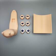 1个蜗牛造型卫生纸架，配有三种表情。蜗牛配件包含一对眼睛。图片中的纸巾仅供参考；产品不包含纸巾。 - 彩色 - 查看 9