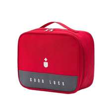 Medicine Storage Bag Within A Bag | Zipper Design + Waterproof Material, Suitable For Both Home And Travel, Providing Peace Of Mind For Medicine Storage! Say Goodbye To A Cluttered Medicine Cabinet! Adaptable To Various Scenarios. - Đỏ - Xem 1