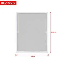 Window Screen, Stretched Frame, Made Of Aluminum And Fiberglass, White/Anthracite Frame - 1PC - View 14