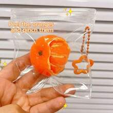 Super Soft Squishable Orange Peel Stress Relief Toy, Slow Rebound, Relieve Stress, Soothe Emotions, Gift, Holiday Gift, Birthday Gift, Perfect Gift - Multicolor - View 2