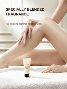 Yves Saint Laurent Cosmetic Set, Beige Drawstring Bag, Libre Body Lotion, Canvas Drawstring Bag, Body Cream Set, Travel Bag - + White - View 3