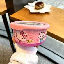 Sanrio 1个Hello Kitty 24.69盎司304不锈钢拉面碗带盖，学生款防漏防烫汤碗盖，大容量，可盛面条、汤、沙拉、米饭及其他厨房用品，生日/圣诞礼物 - 彩色 - 查看 15