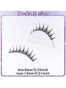 5 Pairs Cartoon Style Natural False Eyelashes, Easy To Use, Time-Saving, Eye-Friendly, Soft & Natural Makeup Effect, Moisturizing Cartoon False Eyelashes - Spiky Manga Lashes - View 3