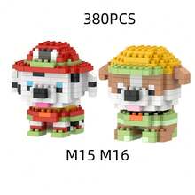 Paw Patrol DIY Mini Dog Building Block Toy For Teens, Pixel Style Animal Figure, Fun Puzzle Gift - Multicolor 3 - View 8
