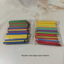 Wooden Counting Sticks, Math Teaching Aids, Arithmetic Addition And Subtraction Counting Sticks, Math Learning Tools, Counting Blocks, Student Writing Supplies, Gifts - Multicolor - View 11