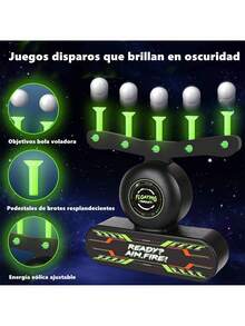 Diana Eléctrica para Flechas, Juguetes para Niños 6 a 15 Años, Objetivo de Tiro Flotante Luminoso con 1 Pistolas Juguete,10 Bolas Flotantes 30 Dardas 5 Objetivos, Regalos Niños para Cumpleaños Navidad,40993991 - Multicolor - Ver 2