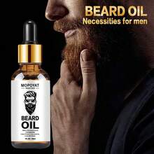 MOPOYAT - Aceite para Barba de 3.ª Generación - ¡Realza tu barba! Crea una barba espesa y elegante. Cuidado suave, el regalo perfecto para hombres, novios, esposos y padres. - Sin alcohol. - 1 pieza - Ver 8