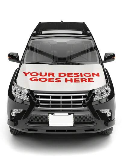 Customized Vehicle Front Wrap, Personalized Vehicle Front Decal, Truck Front Sticker, Customized Car And Truck Front Wrap, Full-Color Front Graphic Decoration, Customized Design Image Text Logo Front Sticker, Waterproof Exterior Vehicle Decoration, Fade-Resistant Front Wrap Decal, Pickup Truck Front Sticker, Automotive Personalized Accessories, Unique Vehicle Decoration Gift