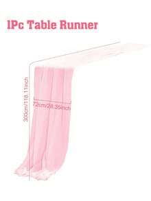 1 chiếc khăn trải bàn voan nhiều màu sắc đẹp mắt, quà tặng ngày Valentine, trang trí tiệc sinh nhật, tiệc mừng em bé, trang trí tiệc cưới, tiệc cô dâu, khăn trải bàn lễ cưới, trang trí bàn tiệc cưới, trang trí bàn tiệc kỷ niệm ngày cưới, trang trí lưng ghế, trang trí nhà cửa, quà tặng tiệc, trang trí ngày lễ. - Hồng - Xem 8