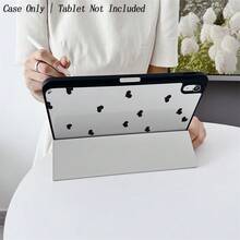 Minimalist Heart-Shaped Flip Cover Tablet Protective Case - Multicolor - View 8