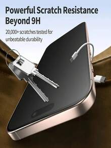 5片装磨砂哑光屏幕保护膜，兼容 17 Pro Max/17 Air/17/16 Pro/16/15 Pro Max/15/14/14 Plus/13/13 Mini/12/12 Mini/XS Max/XR/X/XS，全覆盖，防指纹，防刮花，防油污，触感顺滑 - 無色 - 查看 8