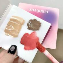 SHAQINUO Kertas Pencampur Makeup Profesional, 100 Lembar Per Buku. Tipis, Kuat, dan Tahan Sobek, Sekali Pakai. Mencampur Warna Secara Alami, Mudah Dibawa, Dilengkapi dengan Tongkat Pencampur. - Clear - View 9