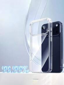 Ultra-Thin Soft Transparent Phone Protective Case, Compatible With IPhone 17 Pro Max, 17 Air, Apple 17, 16 Pro Max/16 Pro/16, 15 Pro Max, 15 Pro, 15, 14 Pro Max, 14 Pros, 14, 13 Pro Max, 13, 13 Pro, 12, 12 Pro Max, 12, 11 Pro, X11, 11, Pros 16/15/14 Plus, 13, 12 Mini, Xs Max, XR, Xs/X, 7/8 Anti-Drop Phone Cover - Clear - View 6