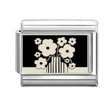 1件DIY照片模块化手链，饰有心形花朵元素，适合作为派对礼物送给朋友/情侣，适用于圣诞节、新年、万圣节、情人节等场合。设计精美，采用不锈钢材质，兼具实用性和时尚感，优雅的黑色风格，营造圣诞氛围，可用于圣诞装饰、派对穿搭、圣诞礼物、圣诞家居装饰、复古夏季风格、优雅服饰、万圣节配饰，也适合所有季节、学校、晚会、毕业典礼等场合佩戴。 - M293301 - 查看 8