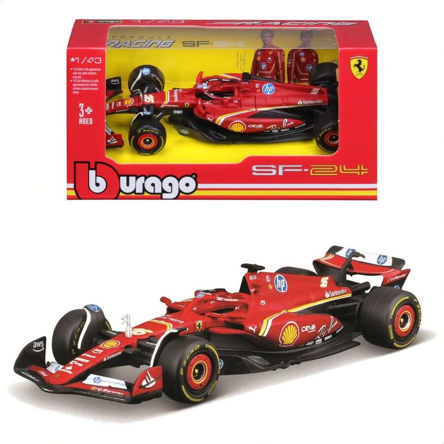 Bburago 1:43 SF-24 (2024) Die-Cast Model Car For Adult Collectors - 16# - View 1