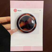 1 chiếc giá đỡ điện thoại từ tính Magsafe hình quả cầu pha lê in họa tiết da báo, có thể kéo dài và gập lại, kèm túi khí chắc chắn. - Nhiều màu - Xem 10