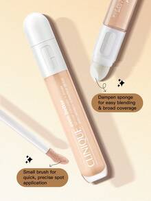 Clinique 倩碧匀净遮瑕膏（6毫升），色号CN10雪白，蕴含维生素C和玻尿酸，配有双头遮瑕刷，持妆12小时，防水防汗，适合敏感肌肤，日常通勤必备。 - 遮瑕膏(色號 CN 10 雪花白)6ml - 查看 3