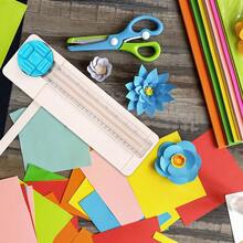 4-In-1 Paper Cutter With Rotary Blades, Multifunctional Handmade DIY Paper Cutting Tool - A - View 9