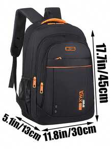 Backpack Boy Junior High School Student High School Student Schoolbag Korean Version Large Capacity Double Shoulder Bag Women's Casual Travel Bag Computer Bag - Multicolor - View 3