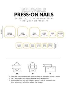 Y2K Style Short Square Toe Nail Set Of 24,Press On Nails Powder Pink Color, Gradient, Simple And Cute Style, Removable False Nail Stickers For Festival, Party, Date Or Daily Wear To Enhance Your Elegant And For Beautiful Manicure Nail Supplies Nails - Follow Your Heart - 查看 6