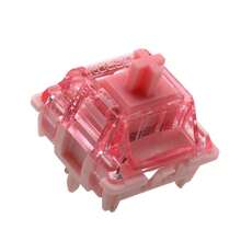 40g Interruptores lineales Gateron previamente lubricados con diseño de nieve de sakura, tallo de POM de 5 pines intercambiables en caliente para teclados mecánicos MX - 110 piezas - Ver 1