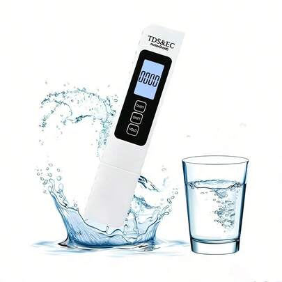 Portable Digital TDS & EC Water Tester | Accurate LCD Display Meter For Drinking Water & Home Daily Water Quality Detection