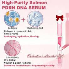 99% Salmon DNA PDRN Anti-Aging Ampoule Serum | 30pcs*0.05fl.Oz With Collagen & Hyaluronic Acid | Firming Moisturizing Korean Skincare - 30 件 - 查看 5