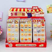 Pegatinas realistas de juguetes de comida, pegatinas de agitador lindas para decoración de niños - Multicolor - Ver 6